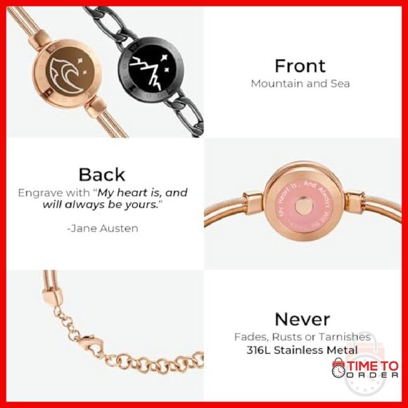 Smart Touch Bracelet with Bluetooth Pairing, Vibration & Light Features - Picture 7 of 8